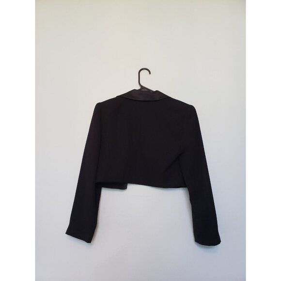 Maggy London Women Petite Sz 4P Two Piece Dress Cropped Jacket Long Sleeve NWT - Picture 5 of 11
